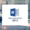 microsoft word 2013